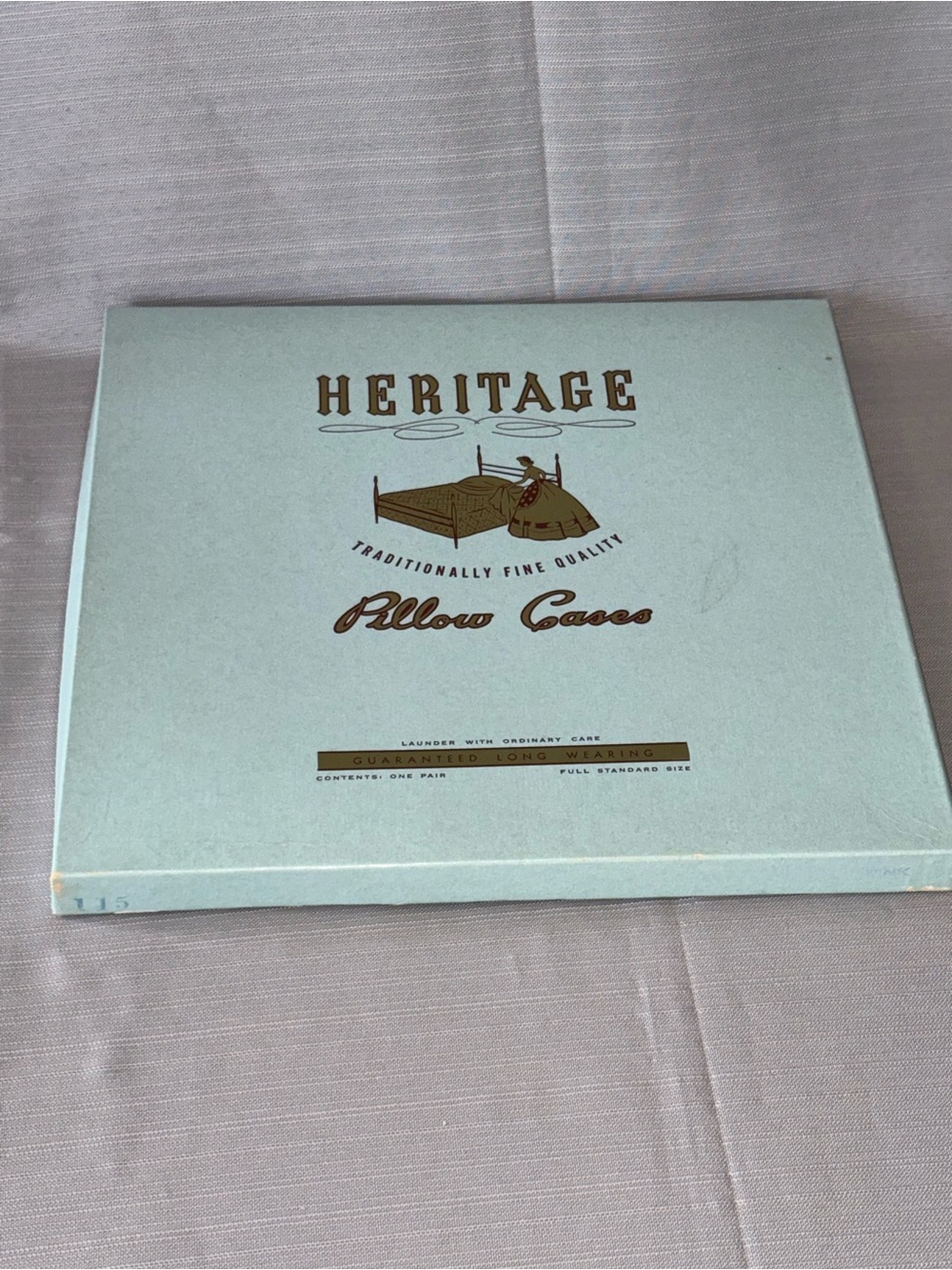 Vintage, Antique Heritage Pillow Cases New In Box. Rare